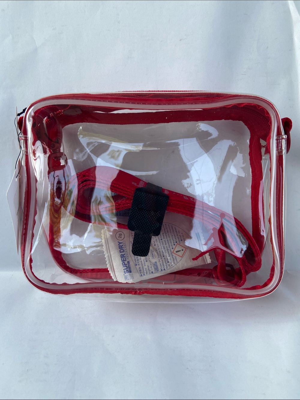 Nike NWT clear unisex stadium bag